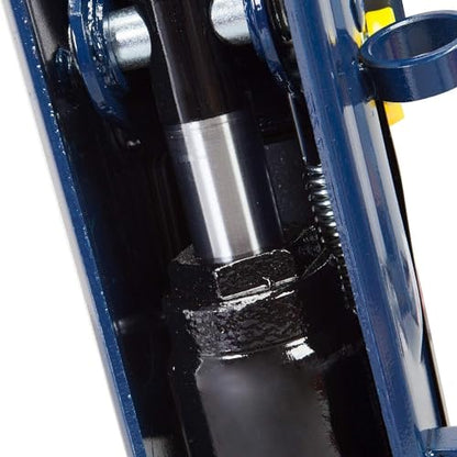 3 Ton (6,000 lbs) Low Profile Heavy Duty Steel Hydraulic Floor Jack with Single Piston Pump, Lifting Range 5-11/16" to 21", for Car, SUV and Truck, Blue - color: blue