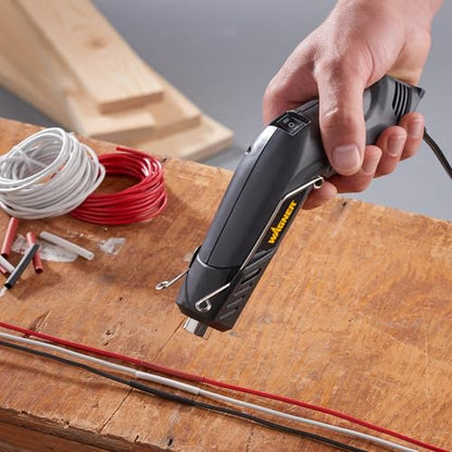 Wagner Spraytech 0503038 HT400 Heat Gun, Dual Temperature Hot Air Tool 680 and 450 Degrees, Shrink Tubing, Embossing, Craft Projects, Sticker Removal Heat Gun - size: HT400