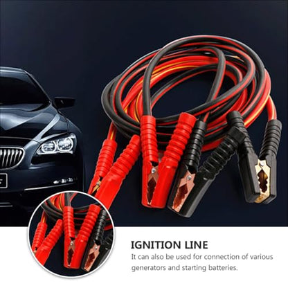 BESTYASH Heavy Duty 1000a Pure Copper Car Jumper Cables 3.8m Full Cover Clamps Emergency Booster Wire for Truck Suv Battery Starting