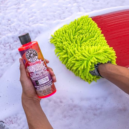 Chemical Guys CWS21516 Sticky Snowball Ultra Snow Foam Car Wash Soap (Works with Foam Cannons or Bucket Washes) Safe for Cars, Trucks, Motorcycles, RVs & More 16 fl oz, Cherry Scent - size: 16 Fl Oz (Pack of 1)