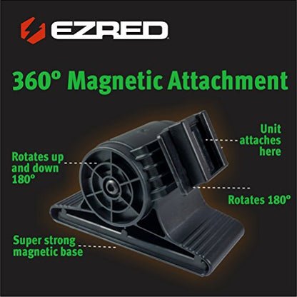 EZ RED XLM500-GR Rechargeable Magnetic Logo Work Light, Black/ Green - color: Green