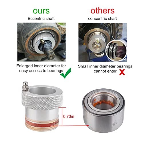 3mirrors 30mm Wheel Bearing Greaser Tool Compatible with Can Am Maverick Commander Outlander UTV ATV Bearings