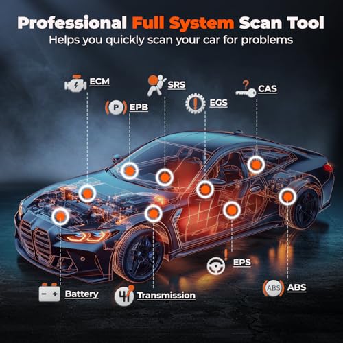 AUTOPHIX 7910P+ BMW OBD2 Scanner, BMW Battery Registration Tool | Full System Bmw Scanner with All Reset like EPB, CBS, SAS and DPF Reset, OBD2 Scanner for BMW, MINI and Rolls-Royce - color: 7910 for BMW