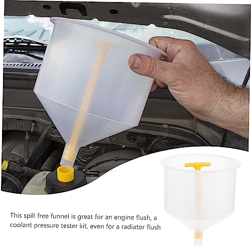 1set Spill Coolant Filling Kit Radiator Funnel for Easy Engine Flush and Antifreeze Filling Design Prevents Spills and Trapped Air