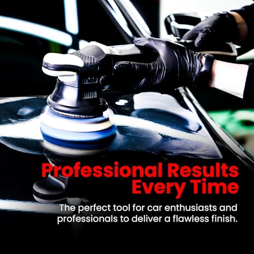 Maxshine 5” Universal High Pro Cutting Foam Pad – Compatible with DA & Rotary Polishers – Professional Detailing Pad for Swirl & Oxidation Removal – Washable & Reusable – Hook & Loop Backing - size: 5", style: Cutting