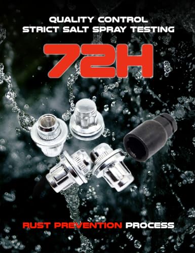 Set of 4 12x1.5 Veritek OE 1.47 Inch Mag Factory Style Replacement Chrome Lug Nut Wheel Locks for Lexus Toyota