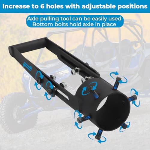 CV Axle Puller Tool UTV/ATV Axle Puller for Polaris RZR XP Ranger Can-Am Kawasaki KRX SXS Bearing Puller Tool (6 Holes)