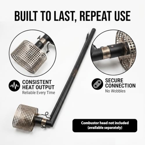 Dr. Shrink DS-RS-EXT 3' Extension for Rapid Shrink Heat Gun, Compatible Only with RS100 Heat Tool, Ideal for Shrink Wrapping, Durable and Easy to Use, Combustor Not Included