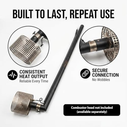 Dr. Shrink DS-RS-EXT 3' Extension for Rapid Shrink Heat Gun, Compatible Only with RS100 Heat Tool, Ideal for Shrink Wrapping, Durable and Easy to Use, Combustor Not Included