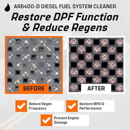 Archoil AR6400-D Diesel Fuel System Cleaner (12 oz) Four Pack - Rapid Injector Cleaner, Turbo & DPF Deposit Control - size: 12 Fl Oz (Pack of 4)
