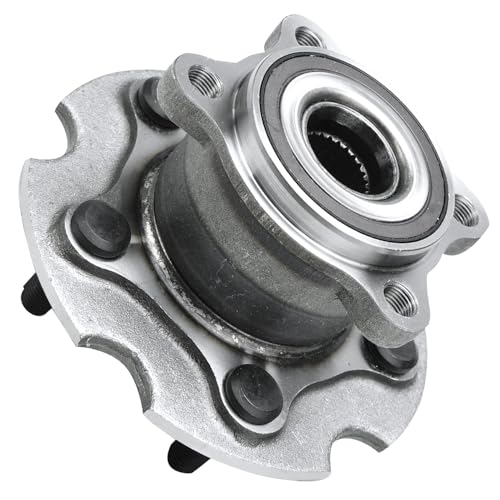 Detroit Axle - AWD Pair Rear Wheel Bearing Hubs Assembly for Toyota RAV4 2006-2018, Lexus NX300h 2015-2019, NX300 2018-2019, NX200t 2015-2017, 5 Lugs w/ABS Wheel Bearing Hubs Replacement - style: 512374 x2/Pair