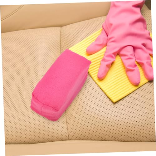 Alipis Car Wax Applicator Sponge Pad Set Tire Shine Applicator Ergonomic Grip for Car Detailing and Cleaning Suitable for Paint Finishes and Wheel Surfaces
