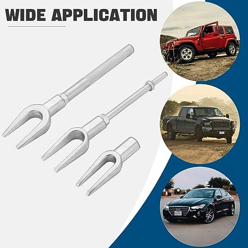 DASBET Ball Joint Separator Tie Rod Tool Set 5PCS Pickle Fork Kit with Ball Joint, Tie Rod, and Pitman Arm for Cars and Light Trucks - color: Red
