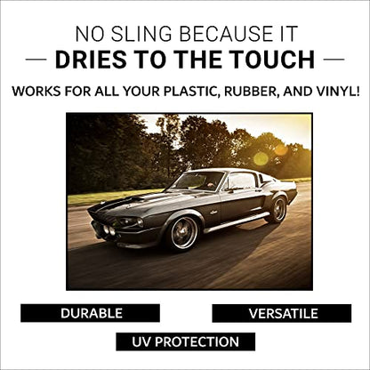 CAR GUYS Tire Shine Spray - The Perfect Deep Black Shine - Long Lasting Car Tire Dressing - No Sling & Dry to Touch - 18 Oz Kit with Applicator - size: 18 Oz Kit (W/ Applicator)