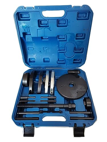 INTBUYING 20PCS Wheel Hub Bearing Unit Tool Set Installer Removal Automotive Mechanics Tool Kit Heavy Duty Bearing Splitter with Case 82mm