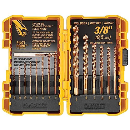 DEWALT Screwdriver Bit Set, 100 Pc Impact Driver Bit Set with Drill Bits, Magnetic Holder and Nut Drivers, FlexTorq Impact Ready, ToughCase Included (DWA2FTS100) (Pack of 5) - size: One Size (Pack of 5)