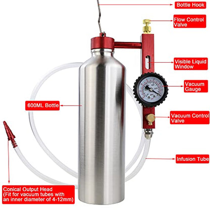 Catalytic Clean Canister Hanging Bottle Tool for Fuel and Exhaust System 600ML