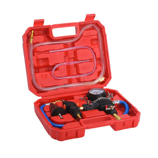 Yonligonju Vacuum Type Coolant Filling Tool Kit, Automotive Radiator Purge and Antifreeze Refill Tool Housing Hose with Adapter for Most Cars, Vans, SUVs and Trucks - color: Red-1
