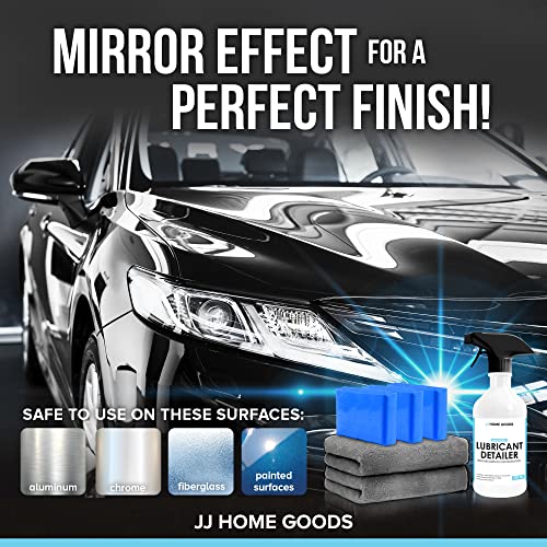 JJ Care Clay Bar Kit - Includes 3 Car Clay Bars for Auto Detailing (3x100g) + 16.9 fl. oz Clay Bar Lubricant + 2 Microfiber Cloths for Scratch-Free Finishing, Essential Clay Bar Kit for Car Detailing