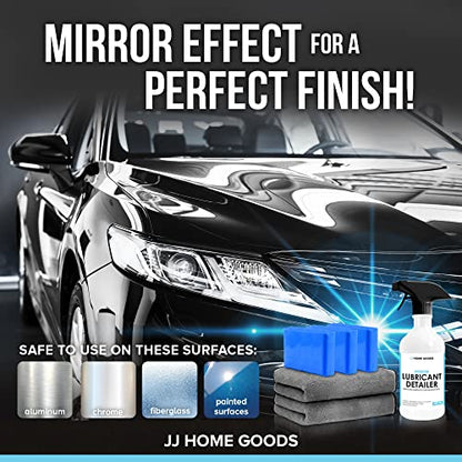 JJ Care Clay Bar Kit - Includes 3 Car Clay Bars for Auto Detailing (3x100g) + 16.9 fl. oz Clay Bar Lubricant + 2 Microfiber Cloths for Scratch-Free Finishing, Essential Clay Bar Kit for Car Detailing