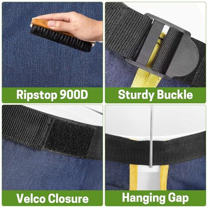 Bucket Tool Organizer, 5 Gallon Garden Tool Bucket Organizer, Bucket Tool Caddy Organization for Garden, Construction, Carpenter, Electrician, Builder