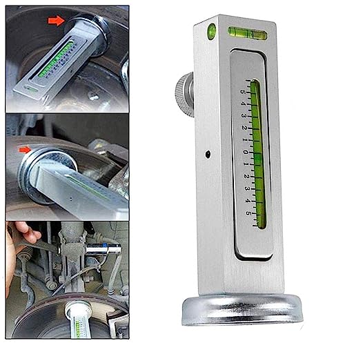 Tyenaza Wheel Alignment Tool, 4 Wheel Positioning Magnetic Level Gauge Super Suction Camber Castor High Precision Alignment Tools, for Most Vehicles