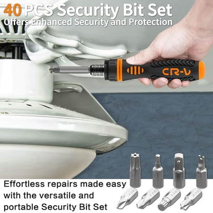 ENERTWIST 228 Pcs Screwdriver Bit Set, CR-V 1/4" Hex Shank Includes Rare Security Bits, Nut Drivers, and Magnetic Bit Holder, Ultimate Driver Set with Sturdy Tool Box