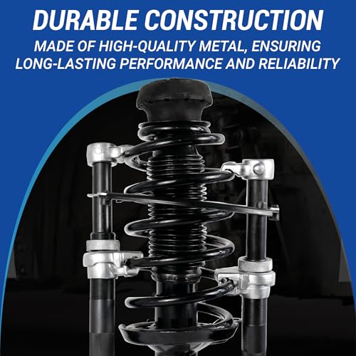Spring Compressor Tool, Coil Spring Compressor Tool Set with Extendable Bracket, Heavy Duty Macpherson Strut Spring Compressor Tool with 2425LB Capacity for Car Truck ATV UTV