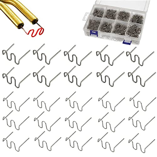 1000PCS Welding Rods Hot Staples Plastic Repair Machine Welding Staples for Hot Stapler Repair Car Bumpers Machine Dashboards Lamp Holders Daily Plastics Supplies Plastics Rings 0.8mm 0.6mm Staple - color: 1000PCS Staples