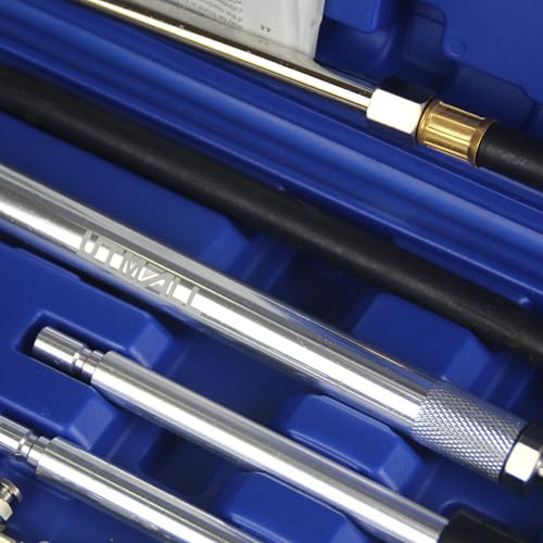 AUTO Tools Petrol Gasoline Engine Cylinder Compression Tester Kit with M10 M12 M14 M16 M18