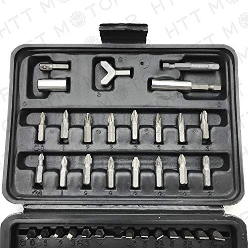 100 - Pcs 1/4 Torx Hex Torq Security Bit Set Tamper Proof Case Screwdriver - size: 100 Piece set
