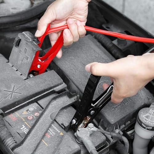Justin Case Super Heavy-Duty Jumper Cables for Car, Includes 1 Gauge Wire Conductor 25' Car Jumper Cables & 365 Days of Roadside Assistance - size: 25ft 1ga