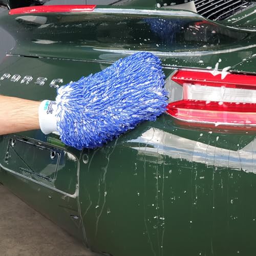 IncrediMitt Car Wash Mitt – Premium Microfiber Wash Mitt for Cars, Made in Germany, Scratch-Free Cleaning - size: 10" x 8"