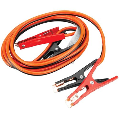 Performance Tool W1668 6GA 16 ft. Battery Jumper Cables - Rubber-Coated 100% Copper Cables, Color-Coded Alligator Jaws, Heavy Duty - style: Industrial