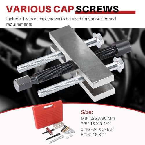 DASBET Automotive Car Steering Wheel Puller Compressor Remover Set | Steering Wheel Lock Plate Removal Tool Kit