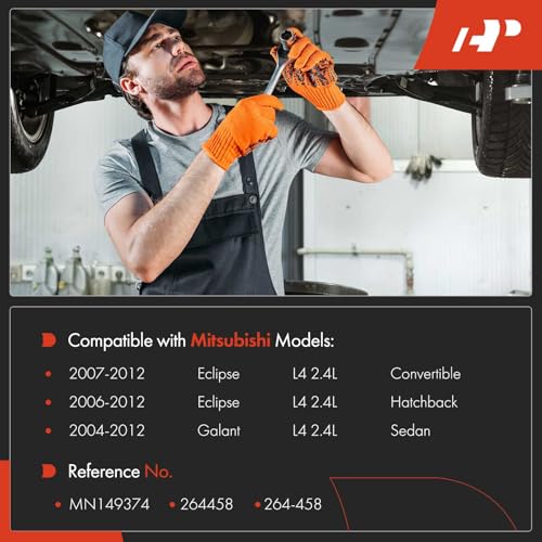 A-Premium Engine Oil Pan Sump with Drain Plug | Compatible with Mitsubishi Eclipse 2006-2012, Galant 2004-2012, 2.4L Gas, Reliable Oil Storage, Perfect Seal