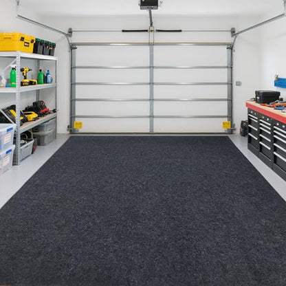 Garage Floor Mat, 7' 2" x 8' 4", Premium Absorbent Oil Pad, Garage Floor Mat for Under Car, Protects Garage Floor from Spills, Drips, Splashes and Stains,Washable, Reusable - size: 7' 2" x 8' 4"