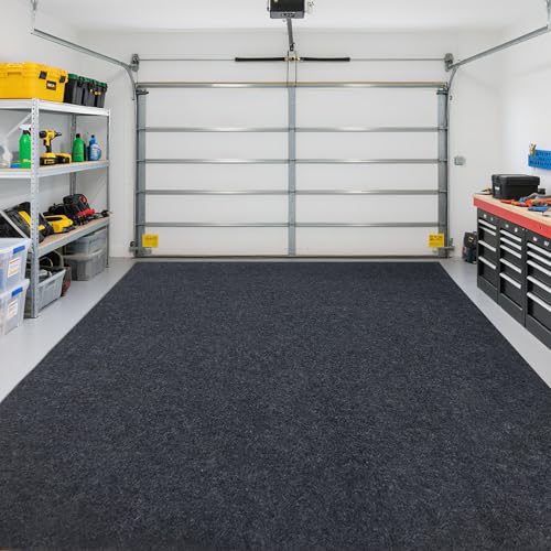 Garage Floor Mat, 7' 2" x 8' 4", Premium Absorbent Oil Pad, Garage Floor Mat for Under Car, Protects Garage Floor from Spills, Drips, Splashes and Stains,Washable, Reusable - size: 7' 2" x 8' 4"