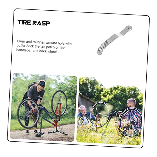 Ciieeo Durable Tire Rasp File Tool for Bike Repair Lightweight Tire Patch Kit and Buffer for Inner Tube Fixing and Puncture Repairs