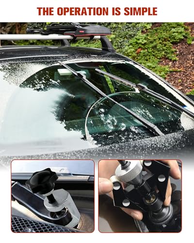 Windshield Wiper Arm Removal Tool Kit, Universal Car Wiper Puller & Small Bearing Remover, Stainless Steel for Auto Truck SUV Repair Accessories