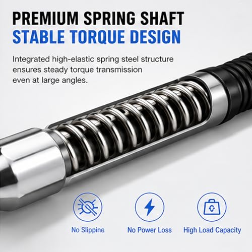 360 Miracle Tool Extension,1/2 Flexible Socket Extension Bar Set Bendable Impact Wrench,Universal Flexible Connecting Rod Tool,Conquer Tight Spaces in Seconds,For Automotive,DIY Projects (Sliver,3/8) - color: Sliver, size: 3/8