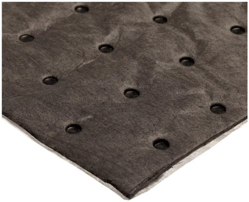 Oil-Dri L91001 15" W x 19" L Universal Middle Weight Bonded Perforated Pads (100 Mats/Box) - size: 100 Pads/Box, style: Middle Weight
