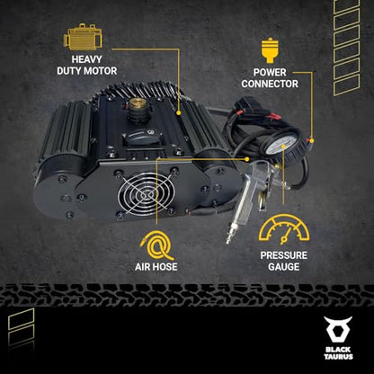 Portable Air Compressor - On‑Board & Offroad Tire Inflator for Cars, Trucks & 4×4 Vehicles – Automatic Pressure Control, High PSI & Dual‑Motor Options (Twin Air Compressor 561) - style: Twin Air Compressor 561