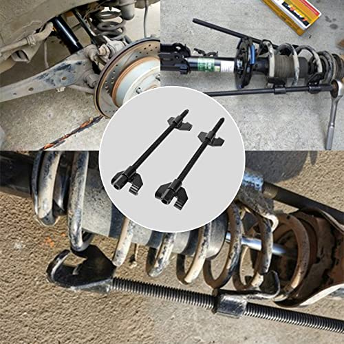 Fekuar Auto Strut 15" 380MM Coil Spring Compressor Tool, Heavy Duty Auto Suspension Compression Remover Installer Tool Set of 2 Black