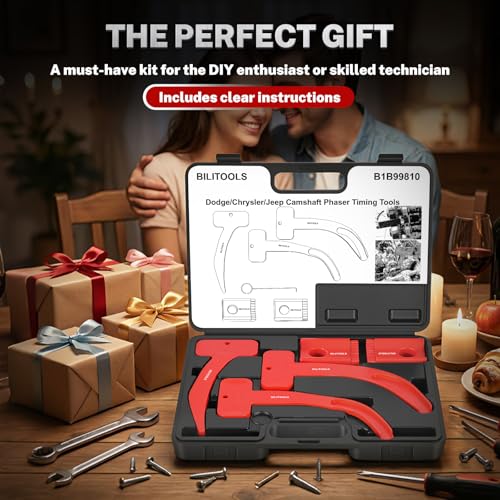 BILITOOLS 3.6 Pentastar Timing Tool Kit, Cam Phaser Locking Tool | Chrysler 3.6 Timing Tool Kit. Fits Dodge Ram, Jeep Grand Cherokee Wrangler. Replaces OEM 10200A/10202A/10369A.