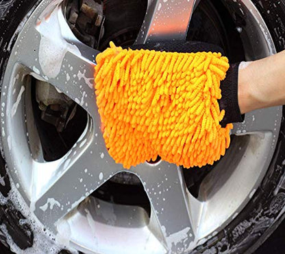 SCRUBIT 2 Pack Car Wash Mitt – Scratch-Free Car Sponges for Washing, Dual Sided Wash Mitts for Car Washing - Premium Car Washing Sponge for Cars, Trucks, and Boats