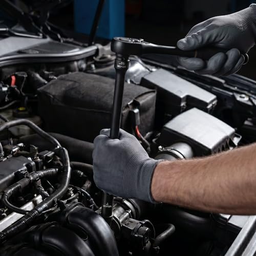 VEVOR 1/2" Drive Impact Socket Set, 65 Piece Socket Set SAE 3/8" to 1-1/4" and Metric 10-24mm, 6 Point Cr-V Alloy Steel for Auto Repair, Rugged Construction, Easy-to-Read Size Markings, Storage Case - style: 1/2" 65PCS