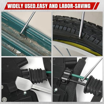 TOOLEAGUE 9Pcs Precision Pick and Hook Set with Scraper | Automotive and Electronic Hand Tools Car Auto Oil Seal/O-Ring Seal Gasket Hand Pick Up Tools