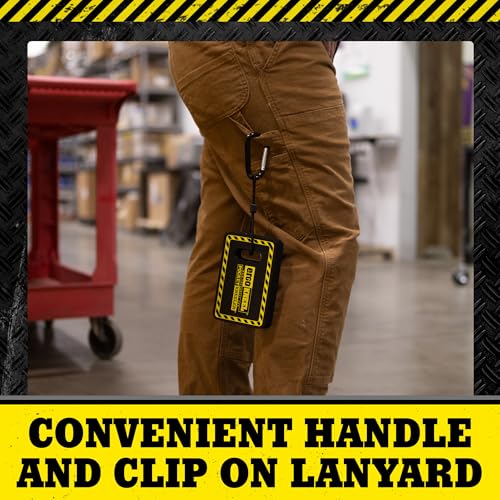 Pocket Kneeler w/Lanyard 4” x 6” x 1” 6PK | 6 Pack of 1-Inch Thick Kneeling Pad | Heavy-Duty Foam Pad Anti-Fatigue Mat | Portable Knee Mat | Industrial-Grade Protection