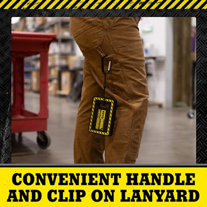 Pocket Kneeler w/Lanyard 4” x 6” x 1” 6PK | 6 Pack of 1-Inch Thick Kneeling Pad | Heavy-Duty Foam Pad Anti-Fatigue Mat | Portable Knee Mat | Industrial-Grade Protection